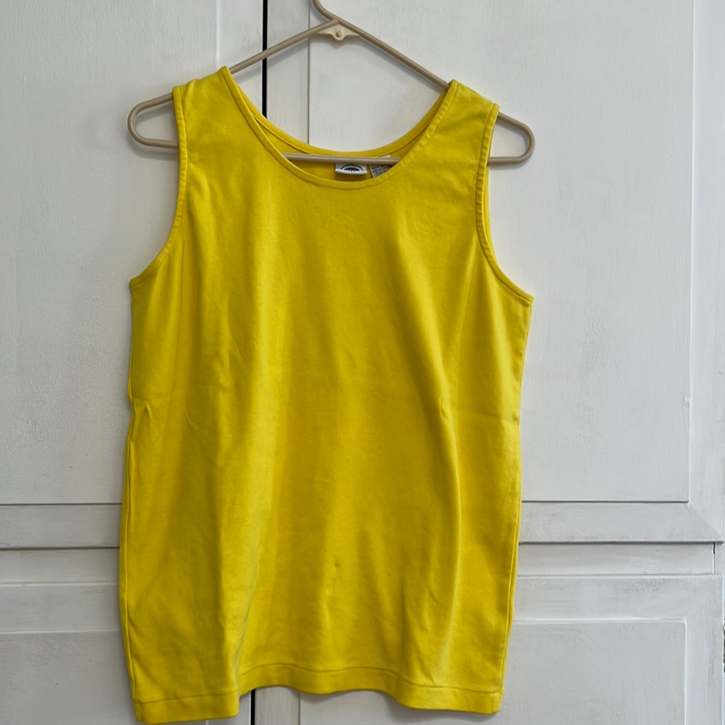 Yellow Cotton Tank